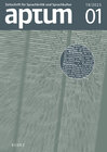 Buchcover Aptum, Zeitschrift für Sprachkritik und Sprachkultur 19. Jahrgang, 2023, Heft 1