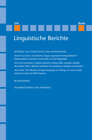 Buchcover Linguistische Berichte Heft 278