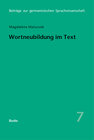 Buchcover Wortneubildung im Text