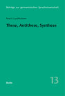 Buchcover These, Antithese, Synthese