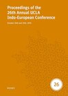 Buchcover Proceedings of the 26th Annual UCLA Indo-European Conference: October 24th and 25th, 2014