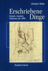 Buchcover Erschriebene Dinge