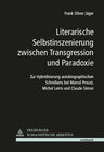 Buchcover Literarische Selbstinszenierung zwischen Transgression und Paradoxie