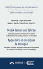 Buchcover Musik lernen und lehren | Apprendre et enseigner la musique