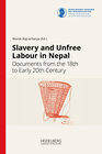 Buchcover Slavery and Unfree Labour in Nepal