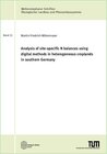 Buchcover Analysis of site-specific N balances using digital methods in heterogeneous croplands in southern Germany