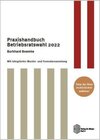 Buchcover Praxishandbuch Betriebsratswahl 2022