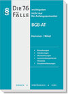 Buchcover Die 76 wichtigsten Fälle - BGB AT