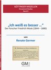 Buchcover „Ich weiß es besser ...“