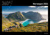 Buchcover 360° Norwegen Premiumkalender 2024