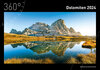 Buchcover 360° Dolomiten Premiumkalender 2024