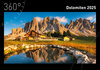 Buchcover 360° Dolomiten Premiumkalender 2025