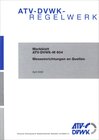 Buchcover ATV-DVWK-M 604 Messeinrichtungen an Quellen