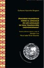 Buchcover Discurso filosófico sobre el lenguaje de los animales : ¿una traducción novohispana?