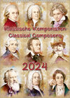 Buchcover Komponisten-Kalender, ein Musik-Kalender 2024, DIN A4