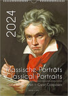 Buchcover Komponisten-Kalender, ein Musik-Kalender 2024, DIN A3