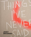 Buchcover Jenny Brosinski – Things I’ve Never Said