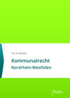 Buchcover Kommunalrecht Nordrhein-Westfalen
