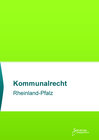 Buchcover Kommunalrecht Rheinland-Pfalz