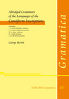 Buchcover Abridged Grammars of the Languages of the Cuneiform Inscriptions