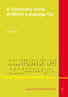 Buchcover A Dictionary of the Artificial Language Oz