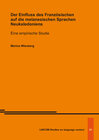 Buchcover Der Einfluss des Französischen auf die melanesischen Sprachen Neukaledoniens