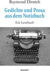 Buchcover Gedichte und Prosa aus dem Notizbuch