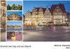 Buchcover Bremen bei Tag und am Abend (édition blanche, DIN A4 Wandkalender 2021, 29.7x21 cm, Querformat)