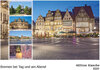 Buchcover Bremen bei Tag und am Abend 2022 (édition blanche, DIN B2 Wandkalender, 70x50 cm, Querformat)