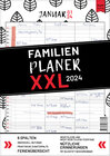 Buchcover XXL Familienplaner 2024 zum Aufhängen in DIN A3. Hochwertiger und übersichtlicher Familienkalender 2024 mit 3 bis 6 Spal
