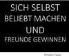 Buchcover Sich selbst beliebt machen und Freunde gewinnen / Kompetenz ausstrahlen und Menschen überzeugen Bd.4
