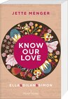 Buchcover Know Us 3. Know our love. Ella & Dilan & Simon