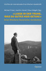 Buchcover »Lasse in der Truhe, was du Gutes hier getan!«