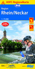 Buchcover ADFC-Regionalkarte Region Rhein/Neckar, 1:75.000, mit Tagestourenvorschlägen, reiß- und wetterfest, E-Bike-geeignet, GPS
