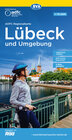 Buchcover ADFC-Regionalkarte Lübeck und Umgebung, 1:75.000, mit Tagestourenvorschlägen, reiß- und wetterfest, E-Bike-geeignet, GPS