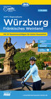 Buchcover ADFC-Regionalkarte Würzburg Fränkisches Weinland, 1:75.000, mit Tagestourenvorschlägen, reiß- und wetterfest, E-Bike-geeignet, GPS-Tracks Download