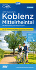Buchcover ADFC-Regionalkarte Koblenz Mittelrheintal, 1:75.000, mit Tagestourenvorschlägen, reiß- und wetterfest, E-Bike-geeignet, 