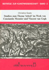 Buchcover Studien zum Thema 'Arbeit' im Werk von Constantin Meunier und Vincent van Gogh
