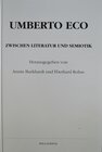 Buchcover Umberto Eco - Zwischen Literatur und Semiotik