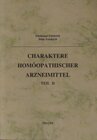 Buchcover Charaktere homöopathischer Arzneimittel