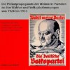 Buchcover Die Plakatpropaganda der Weimarer Parteien zu den Wahlen und Volksabstimmungen von 1924 bis 1933