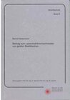 Buchcover Beitrag zum Laserbrennschneiden von grossen Stahlblechen