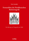 Buchcover Formenlehre der norddeutschen Backsteingotik.