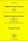 Buchcover Englisch-Deutsches Glossar /English-German Glossary