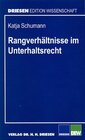 Buchcover Rangverhältnisse im Unterhaltsrecht