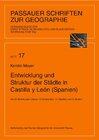 Buchcover Entwicklung und Struktur der Städte in Castilla y León (Spanien)