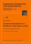 Buchcover Deutsche Einwanderer im ländlichen Süd-Indiana (USA)
