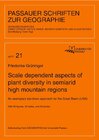 Buchcover Scale dependent aspects of plant diversity in semiarid high mountain regions