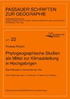 Buchcover Phytogeographische Studien als Mittel zur Klimaableitung in Hochgebirgen