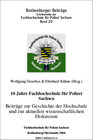 Buchcover 10 Jahre Fachhochschule für Polizei Sachsen